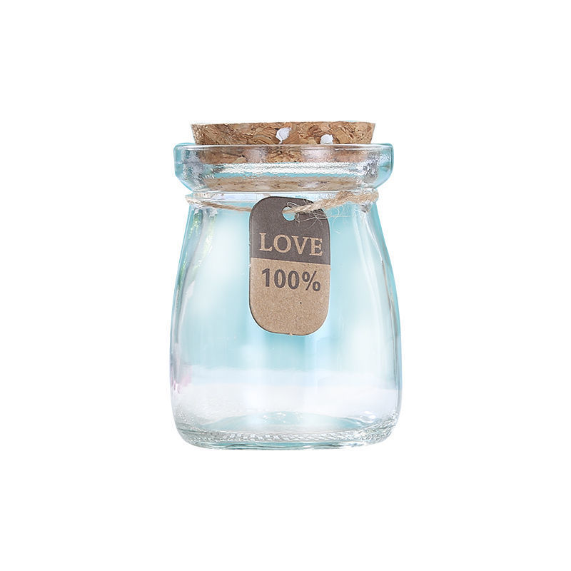 Candle Supplies Glass Jars - 100ml pequena estrela da sorte garrafa