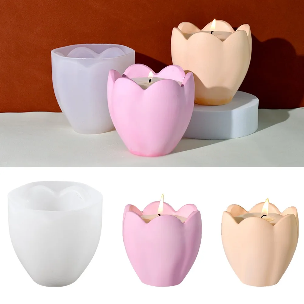 Candle Quotes - Suporte de vela de tulipa, moldes