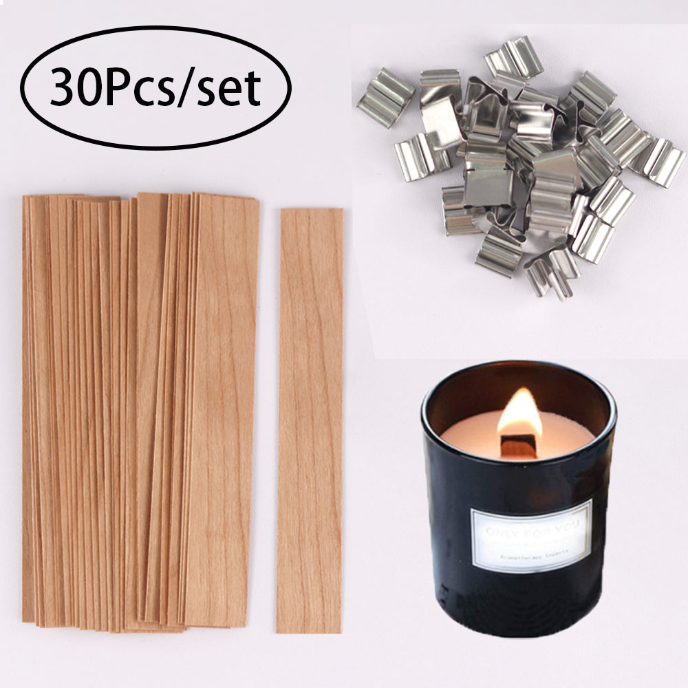 Candle Supplies Jars - 30 peças de mechas de vela