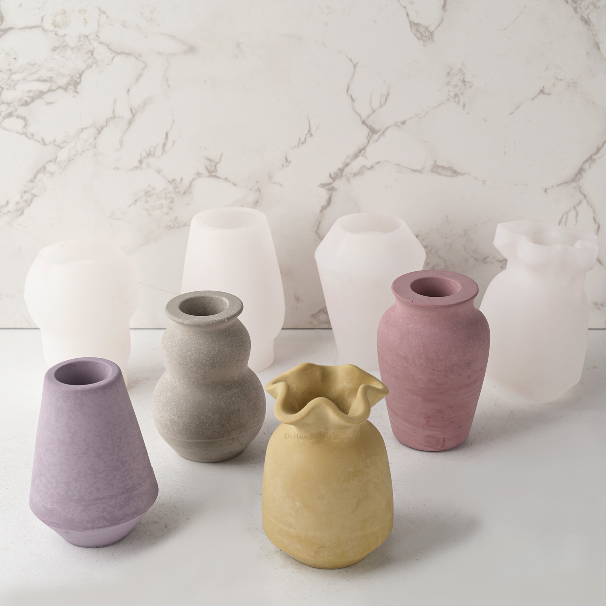 Candle Quotes - Nova boca redonda vaso de silicone