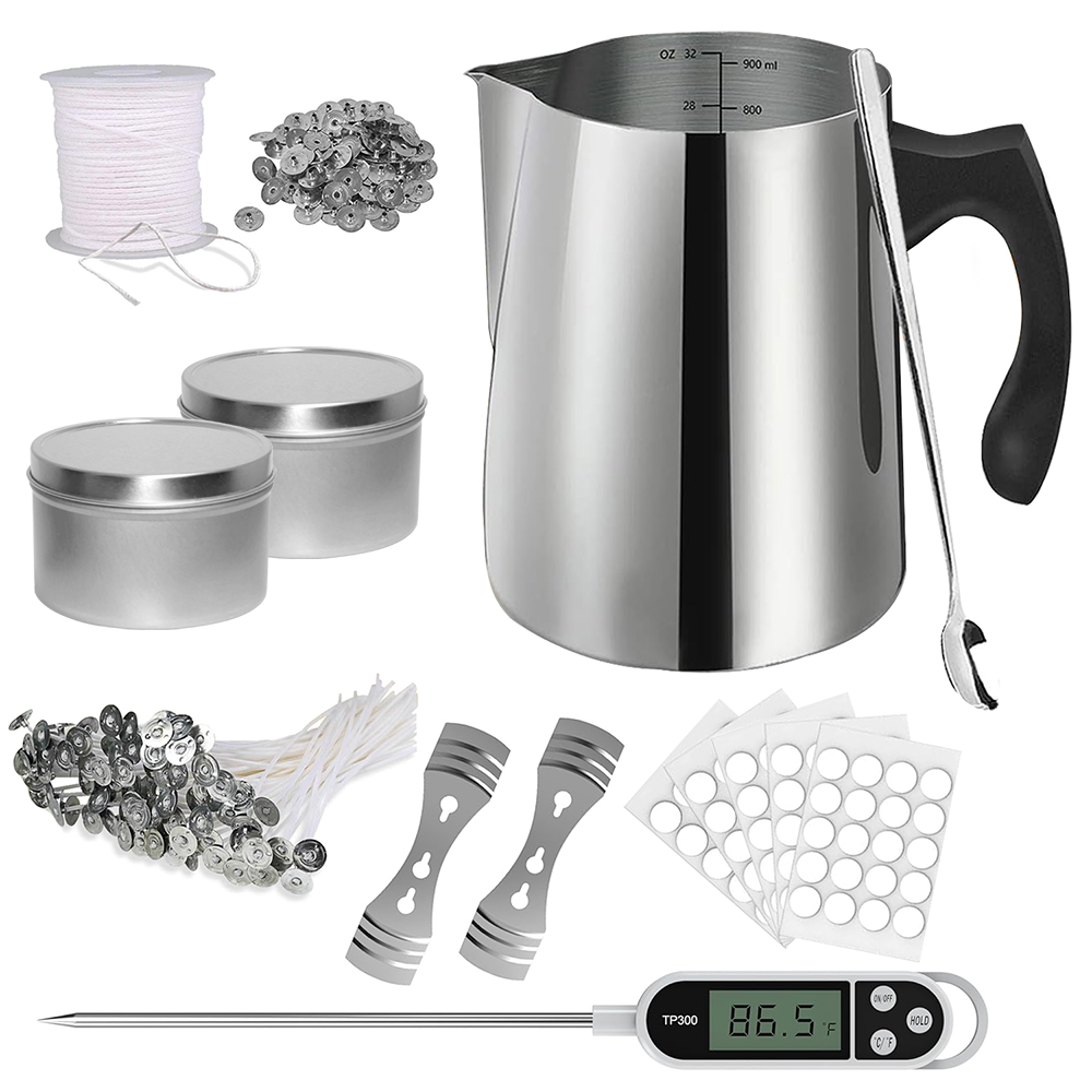 Kit inicial para fazer velas,  - Candle Supplies Jars avaliação e preço