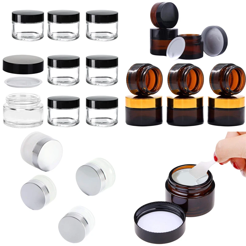 5 peças 5g-100g mini frascos d - Candle Supplies Glass Jars avaliação e preço