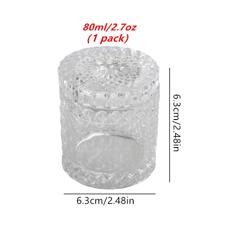 Pote de cera de vidro transpar - Candle Supplies Glass Jars avaliação e preço