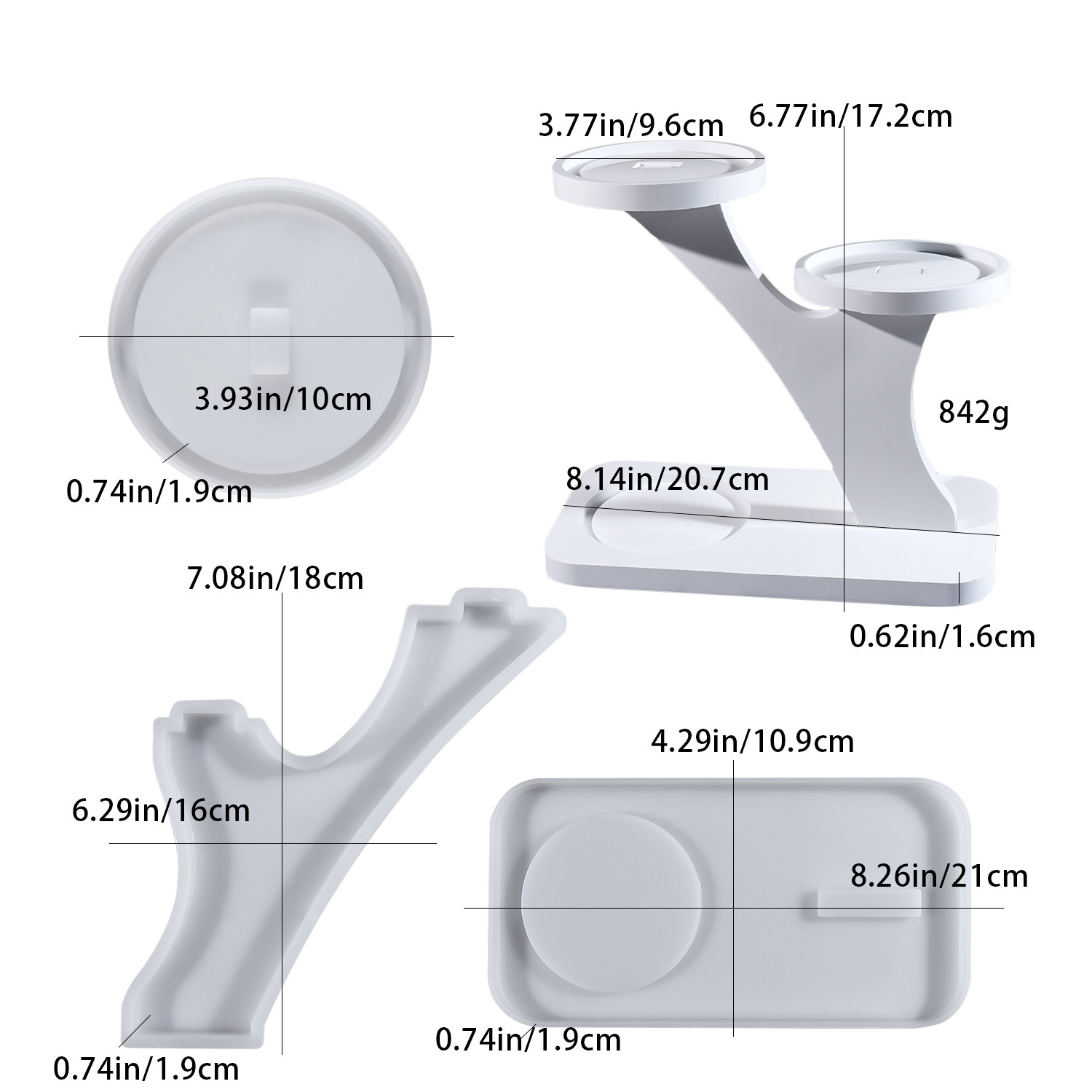 Molde de silicone para resina  - Candle Quotes avaliação e preço