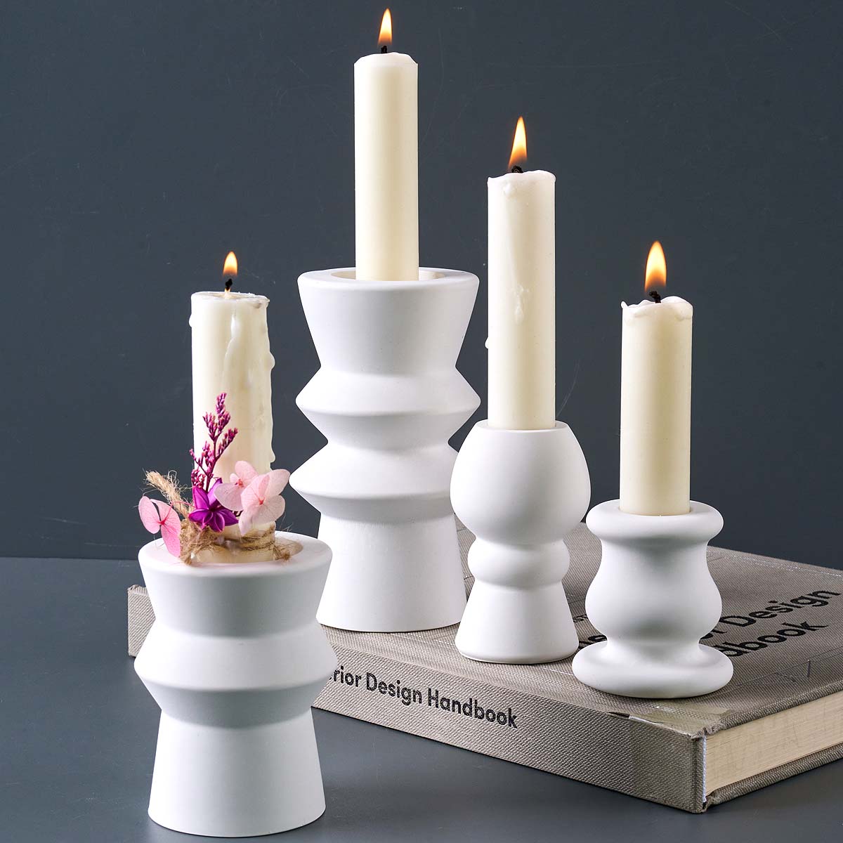Castiçal nórdico, molde de sil - Candle Quotes avaliação e preço