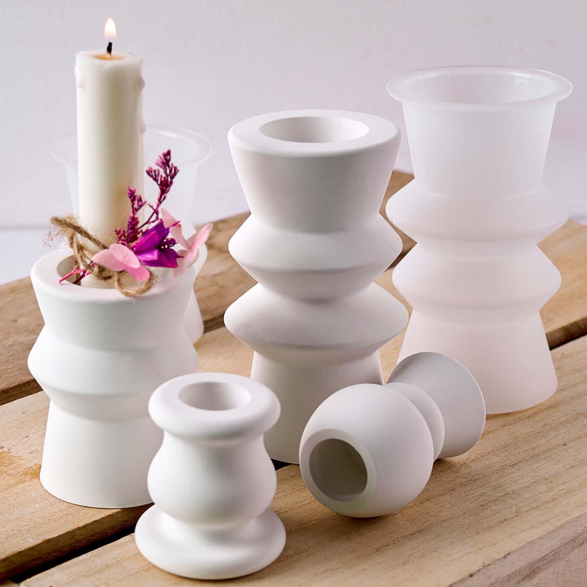 Castiçal nórdico, molde de sil - Candle Quotes avaliação e preço