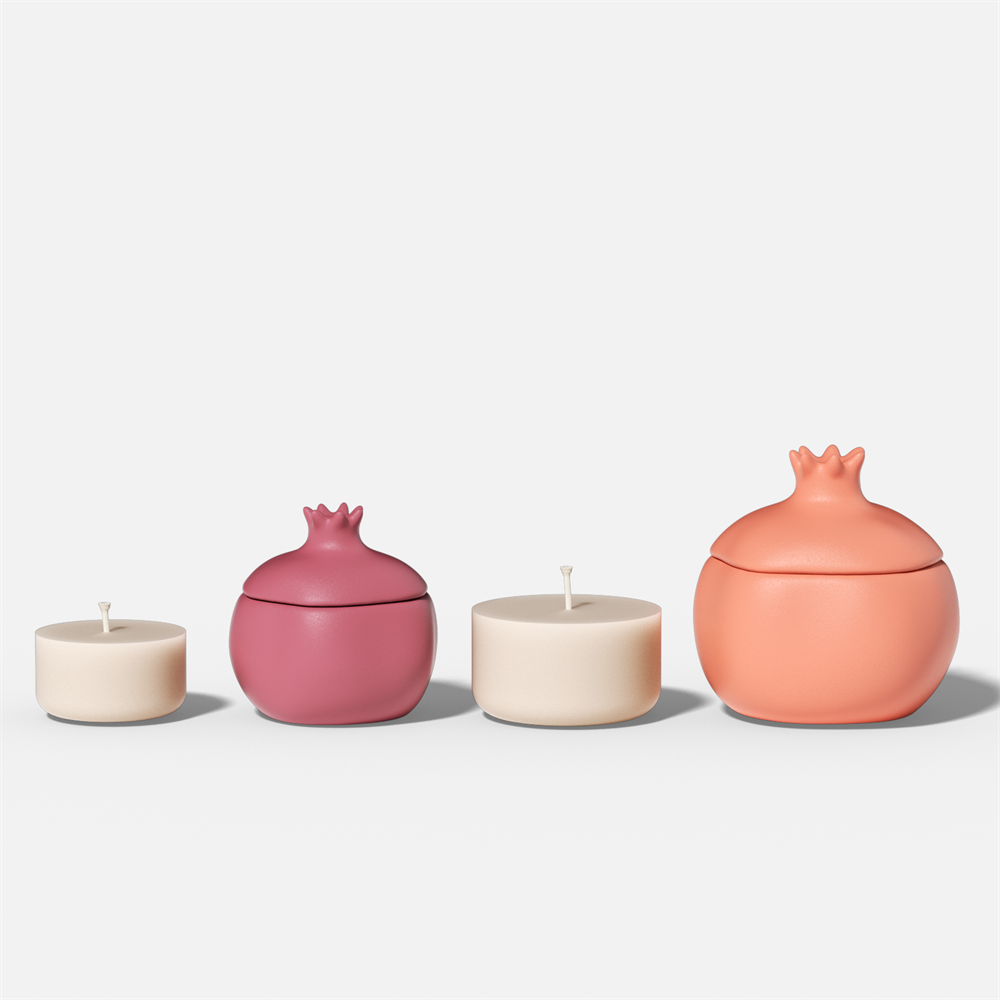 Nicole romã concreto vela jar  - Candle Supplies Jars avaliação e preço