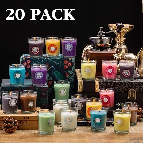 20 Pacotes de Velas Aromáticas - Candle Supplies Glass Jars avaliação e preço
