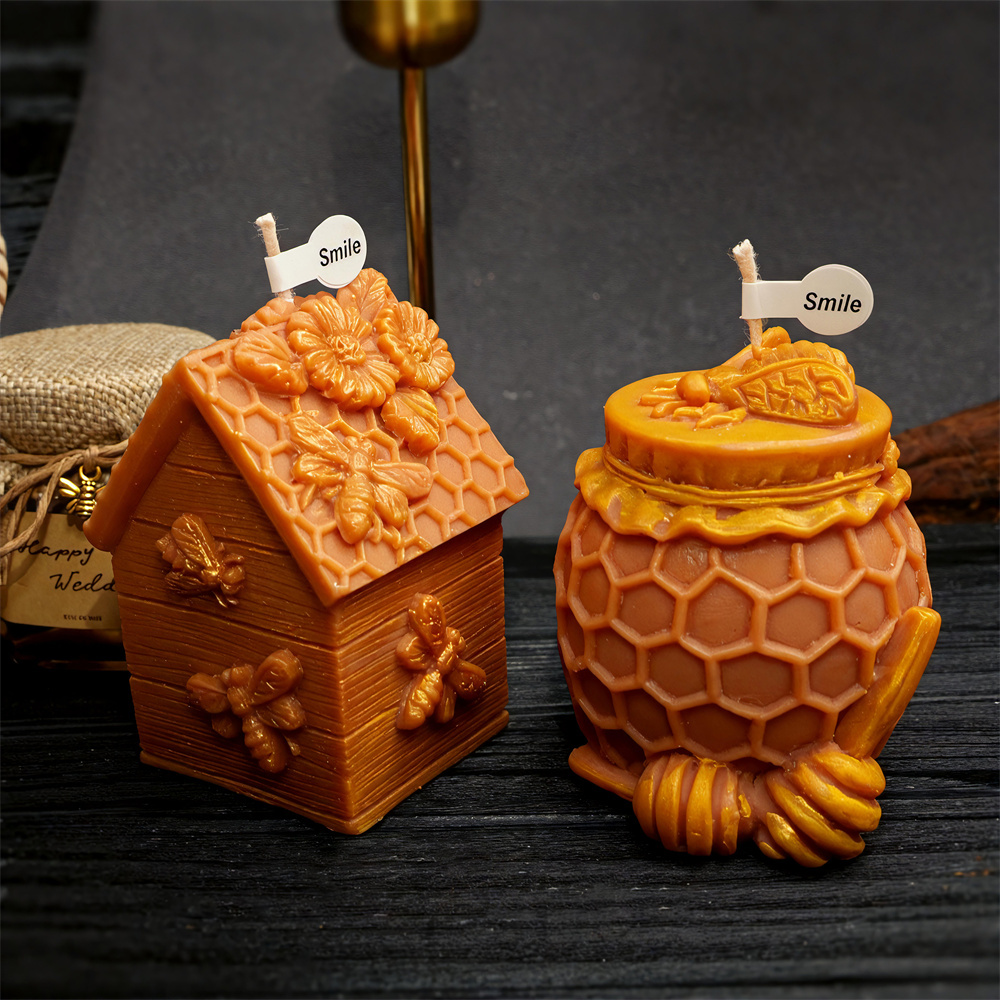 Molde de vela de pilar de favo - Candle Supplies Jars avaliação e preço