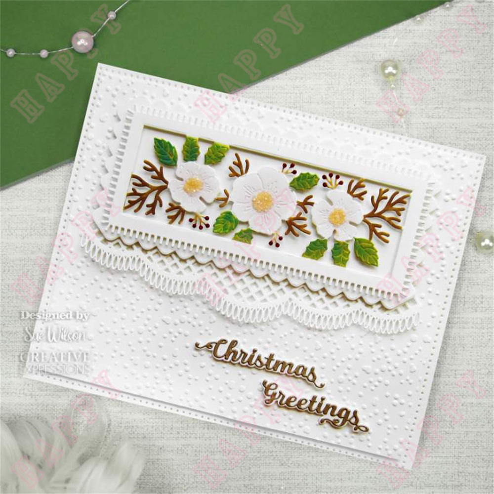 Corte de metal dados natal emo - Candle Sachet avaliação e preço