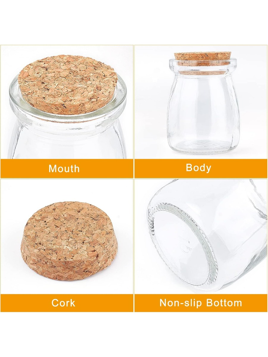 10 pacotes de frascos de vidro - Candle Supplies Glass Jars avaliação e preço